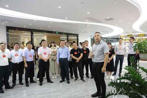 热烈欢迎广东省人大常委会2023年全国人大代表一行莅临华体会hth·(体育)(中国)官方网站集